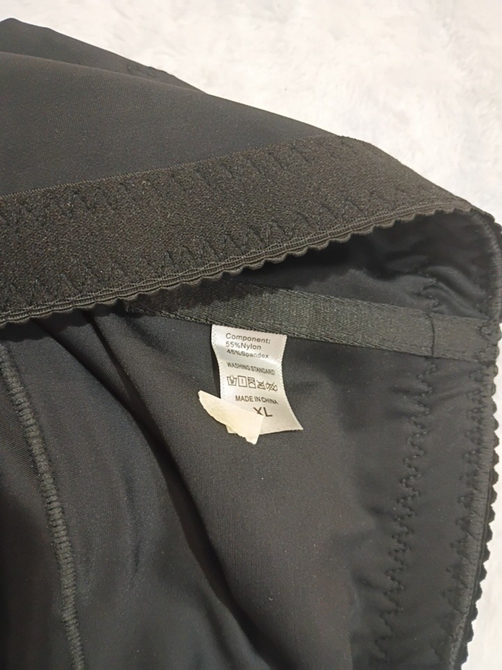 Black XL Nylon Blend Activewear Bottoms